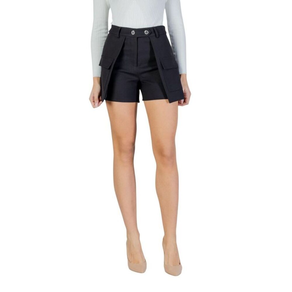 Morgan De Toi Black Recycled Polyester Women's Shorts